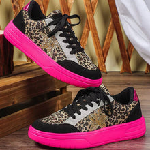 Load image into Gallery viewer, Leopard star sneakers