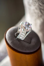 Load image into Gallery viewer, Caroline Round Cut Sterling Silver Ring