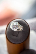 Load image into Gallery viewer, Caroline Round Cut Sterling Silver Ring