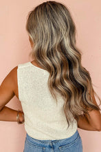 Load image into Gallery viewer, Lace-up Front V Neck Sweater Vest