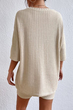 Load image into Gallery viewer, Ribbed Loose Fit Two Piece Lounge Set