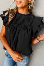 Load image into Gallery viewer, Smocked Ruffle Sleeve Blouse