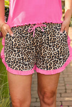Load image into Gallery viewer, Contrast Ruffle Trim Shorts