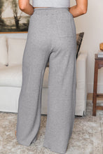 Load image into Gallery viewer, Drawstring High Waist Wide Leg Knit Pants