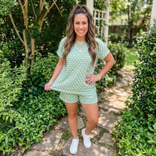 Load image into Gallery viewer, Polka Dot Print Short Set