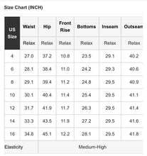 Load image into Gallery viewer, Side Seam Gathering Flare Leg Jeans