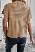 Load image into Gallery viewer, Rib Knit Wide Sleeve Sweater T-Shirt