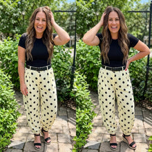 Load image into Gallery viewer, Polka Dot Ankle Length Harem Pants