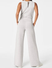 Load image into Gallery viewer, Crew Neck Drawstring High Waist Sleeveless Jumpsuit