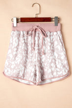 Load image into Gallery viewer, Classic Leopard Arched Hem Elastic Waist Casual Shorts