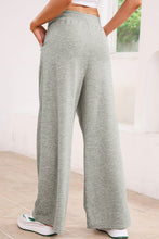 Load image into Gallery viewer, High Waist Pleated Detail Solid Sweatpants