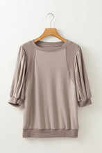 Load image into Gallery viewer, Half Lantern Sleeve Pullover Top