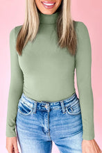 Load image into Gallery viewer, Slim Fit High Neck Long Sleeve Basic Top