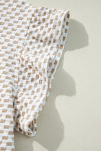 Load image into Gallery viewer, Textured Ruffled Cap Sleeve Top Shorts Set