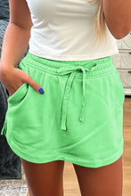 Load image into Gallery viewer, French Terry Drawstring Mini Skort with Pockets
