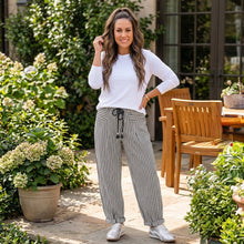 Load image into Gallery viewer, Stripe Drawstring Casual Loose Pants
