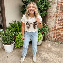 Load image into Gallery viewer, Leopard Bow T-Shirt