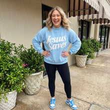 Load image into Gallery viewer, Jesus Saves Baggy Sweatshirt