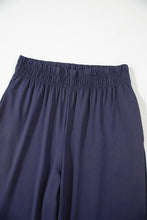 Load image into Gallery viewer, Raw Hem Loose Tee and Wide Leg Pants Set