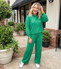 Load image into Gallery viewer, Solid Color Hooded Long Sleeve Elastic Waist Pocket Pant Set