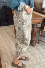 Load image into Gallery viewer, Boho Floral Patchwork Print Ankle-Length Jeans