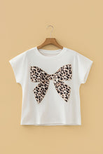 Load image into Gallery viewer, Leopard Bow T-Shirt