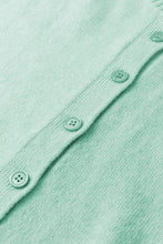 Load image into Gallery viewer, 3/4 Sleeve Boxy Knit Button Down Sweater Cardigan