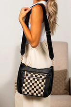 Load image into Gallery viewer, Checkered Patchwork Single Shoulder Bag