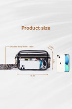 Load image into Gallery viewer, Leopard Strap Clear Crossbody Bag