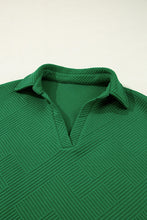 Load image into Gallery viewer, Textured Loose Fit Shirt and Drawstring Pants Set