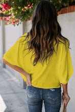 Load image into Gallery viewer, Summer Sleeve Wrap V Neck Draped Blouses