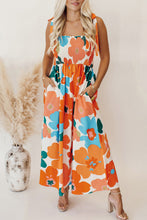 Load image into Gallery viewer, Floral Self Tied Straps Smocked Bust Maxi Dress