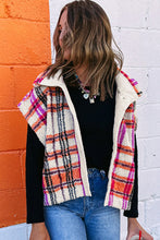 Load image into Gallery viewer, Sherpa Plaid Vest