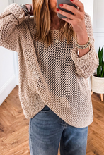 Load image into Gallery viewer, Hollow-out Jumper Sweater