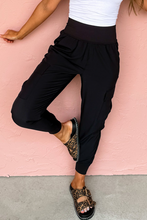 Load image into Gallery viewer, Elastic High Waist Pocketed Cargo Jogger Pants