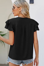 Load image into Gallery viewer, Ruffle Short Sleeve Blouse