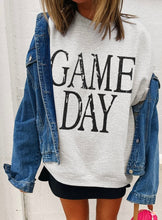 Load image into Gallery viewer, Vintage Washed GAME DAY Graphic Baggy Sweatshirt