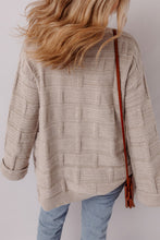 Load image into Gallery viewer, Textured Knit Open Front Chic Cardigan with Pockets