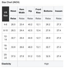 Load image into Gallery viewer, Small INSTOCK Stripe Tied High Waist Loose Straight Casual Pants