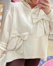 Load image into Gallery viewer, Cute Bow Detail Loose Hoodie