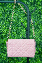 Load image into Gallery viewer, QUILTED FAUX LEATHER BAG