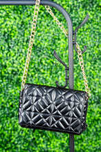 Load image into Gallery viewer, QUILTED FAUX LEATHER BAG