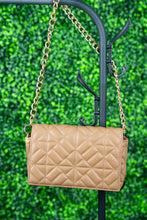 Load image into Gallery viewer, QUILTED FAUX LEATHER BAG