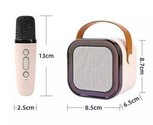 Load image into Gallery viewer, Mini karaoke speaker with 2 mics
