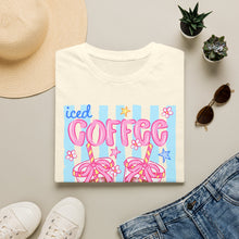 Load image into Gallery viewer, Iced coffee and sunshine graphic tee
