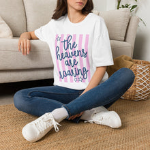 Load image into Gallery viewer, The heavens are roaring graphic tee
