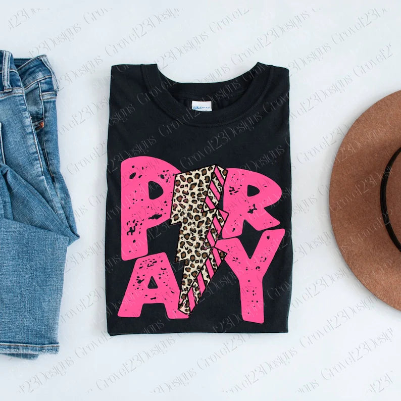 Leopard pray short sleeve tee