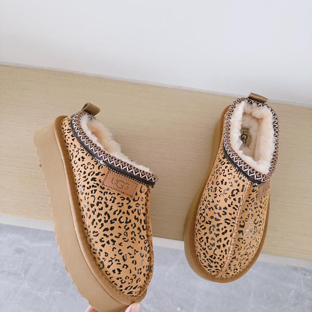 Ugg animal print fuzzy shoes