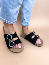 Load image into Gallery viewer, Harper Sandal in Black
