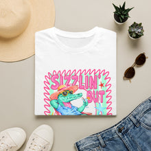 Load image into Gallery viewer, Sizzlin but chillin graphic tee
